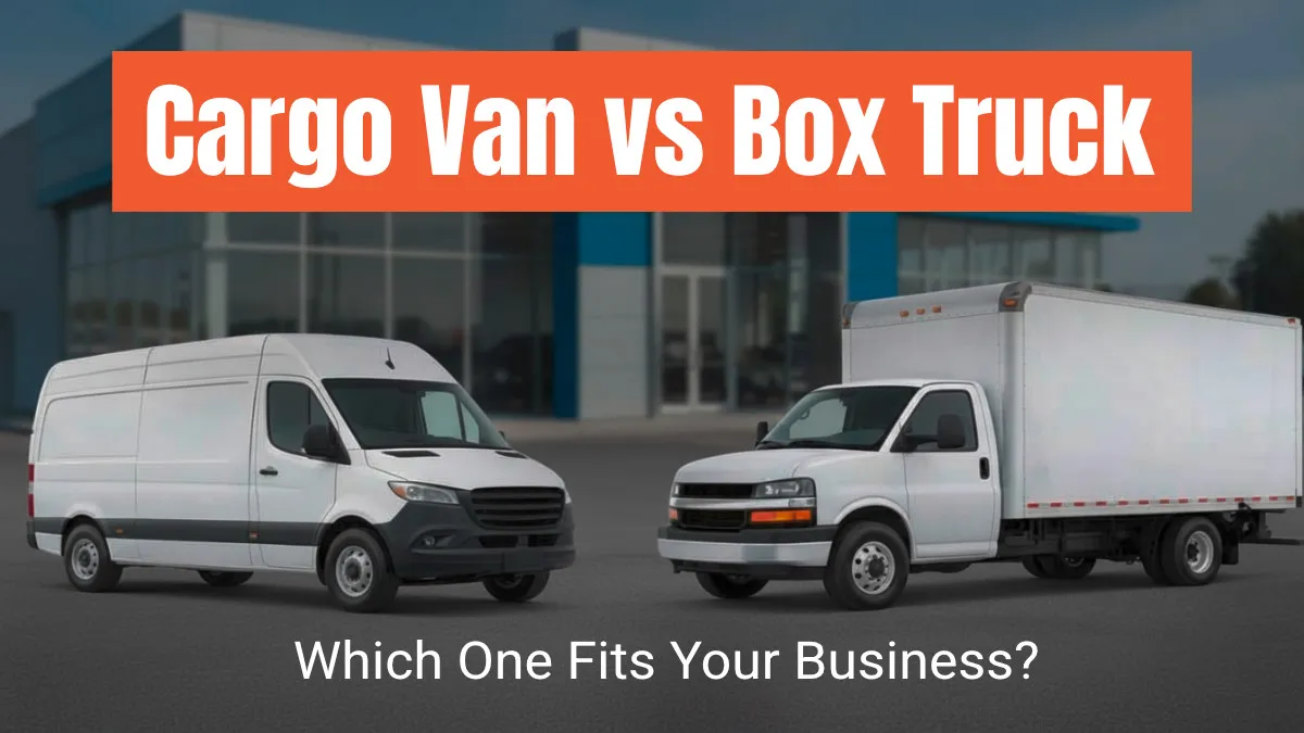Cargo van vs box truck comparison