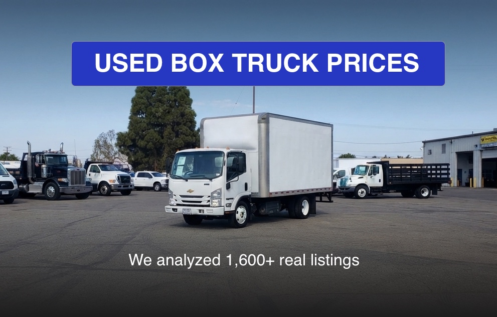 Used box truck prices analysis